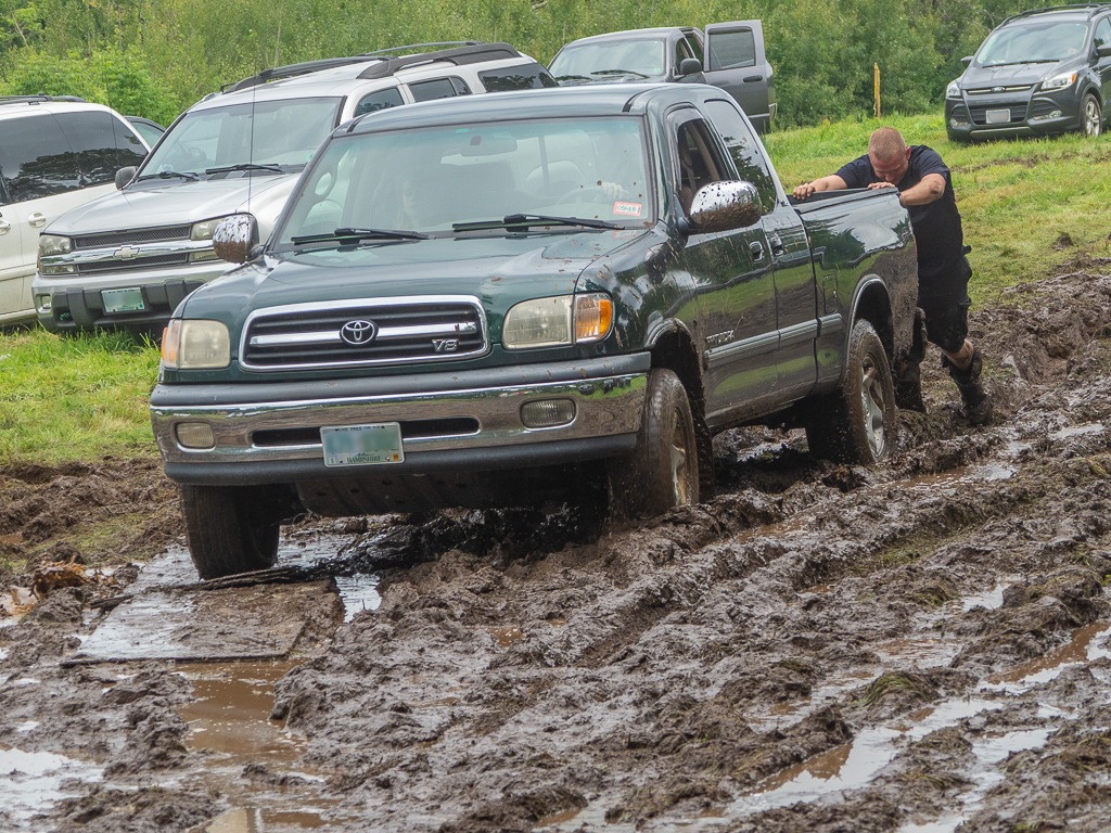 Mud truck in mud