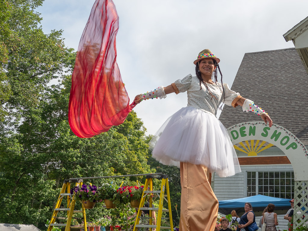 Woman on Stilts