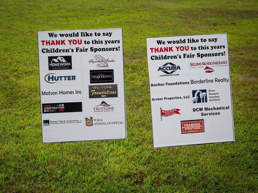 Sponsors of the Children's Fair