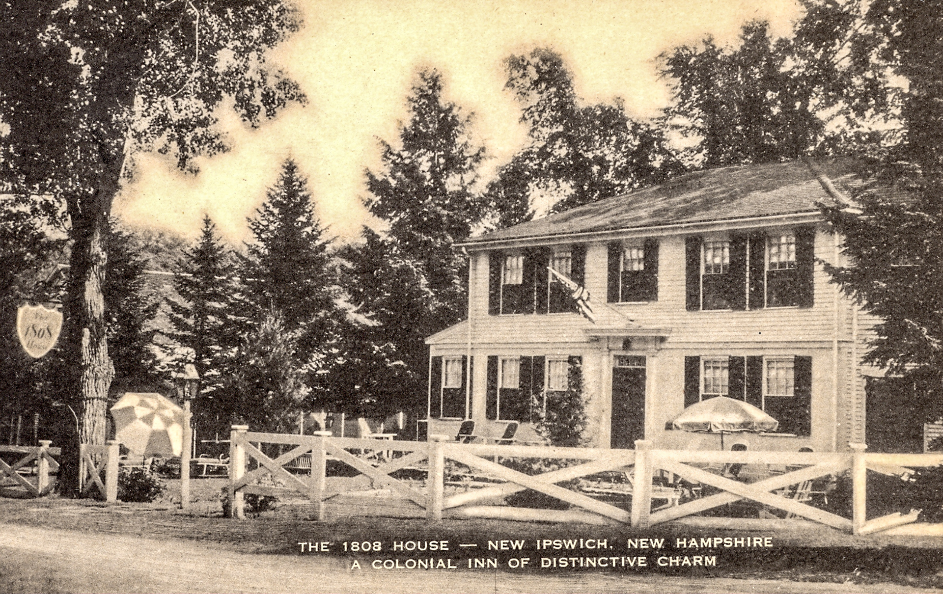 The 1808 House Postcard