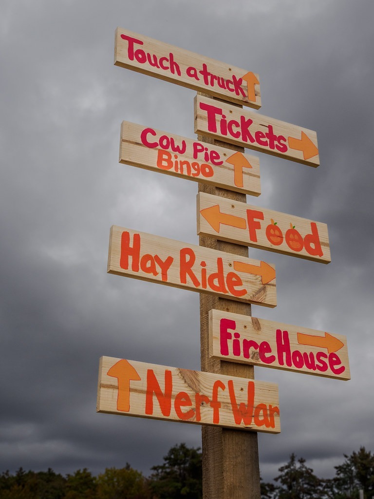 Signs for Autumn Festival