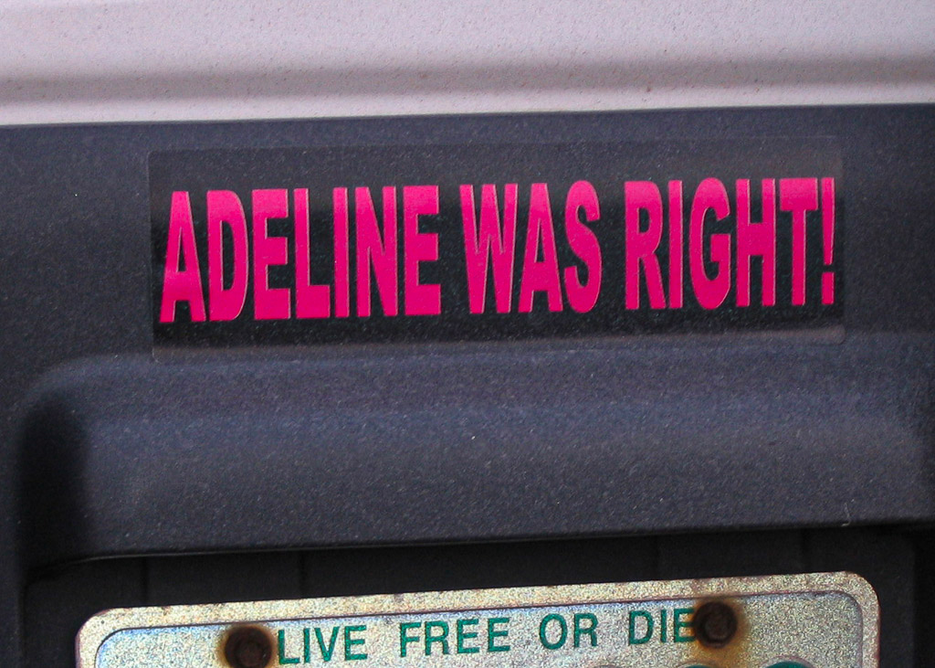 Adeline Was Right!