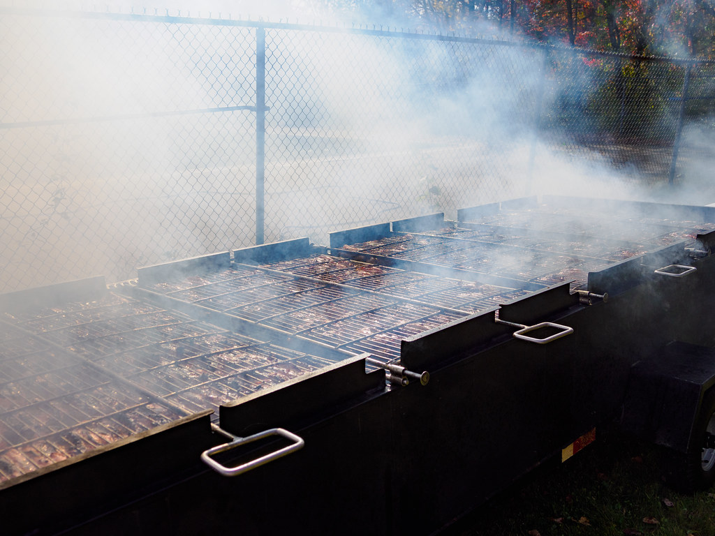 BBQ Chicken BBQ Chicken with plenty of smoke