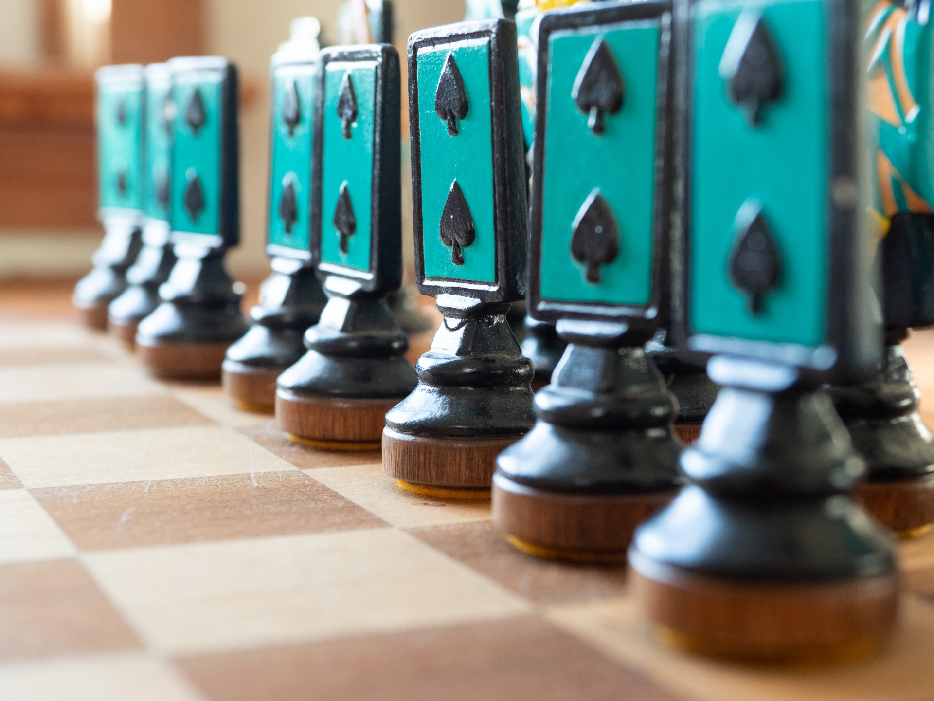 Unique chess set from the Green Center Unique chess set from the Green Center