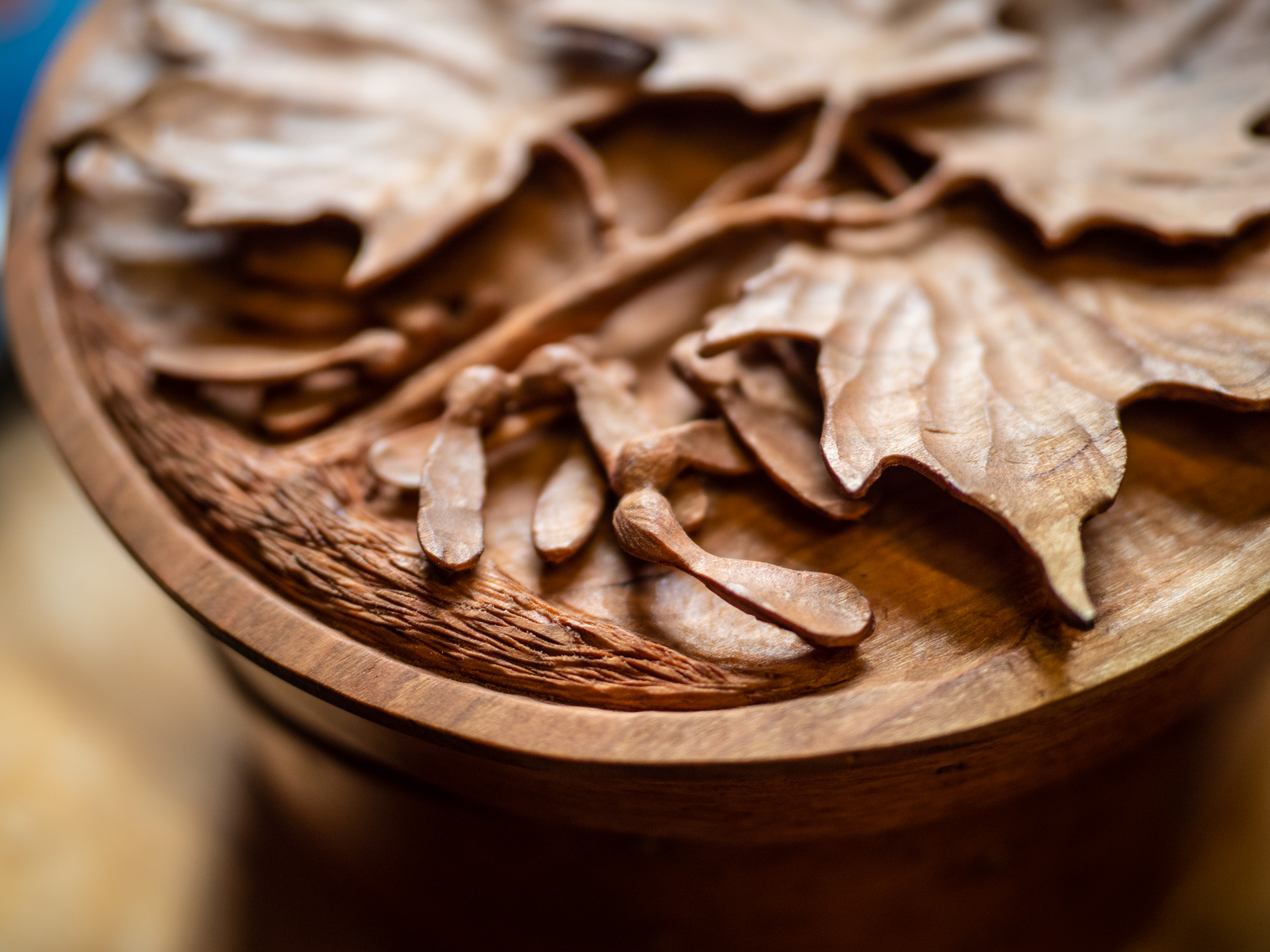 Maple Leaf sculpture (detail)