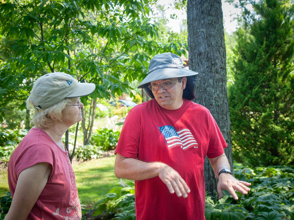 Chuck Anderson describing plantings