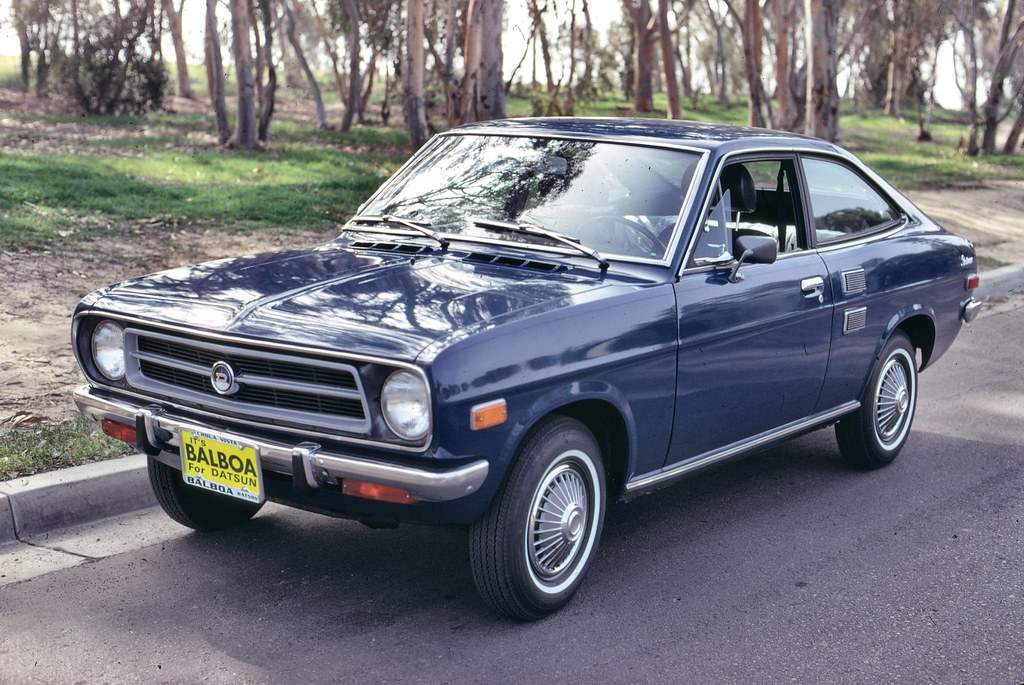 Blue 1971 Datsun B210