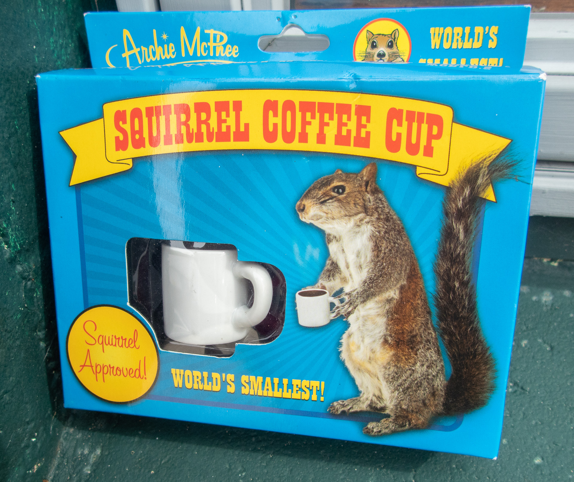 Archie McPhee Squirrel coffee cup