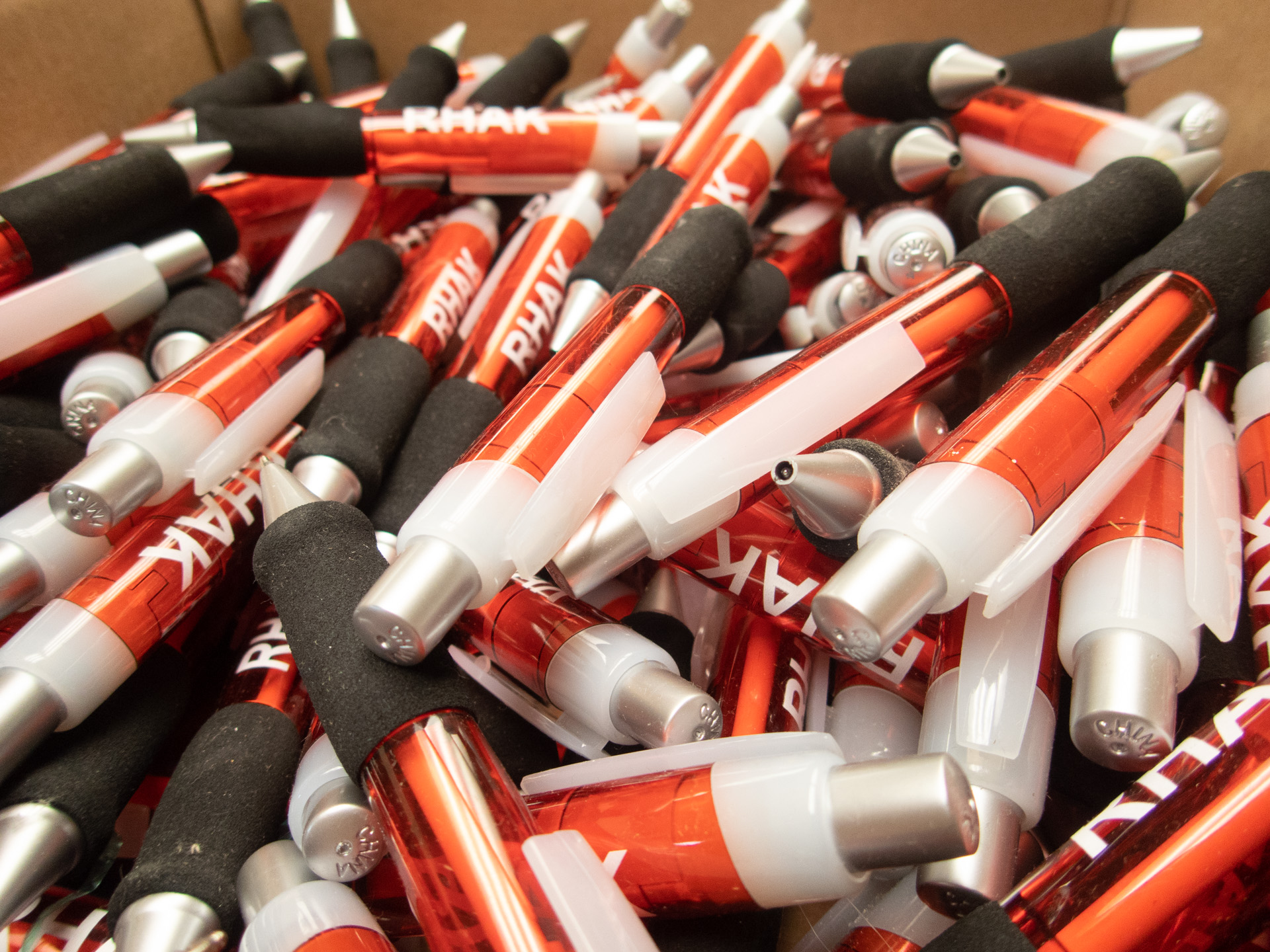 We have pens, many, many pens