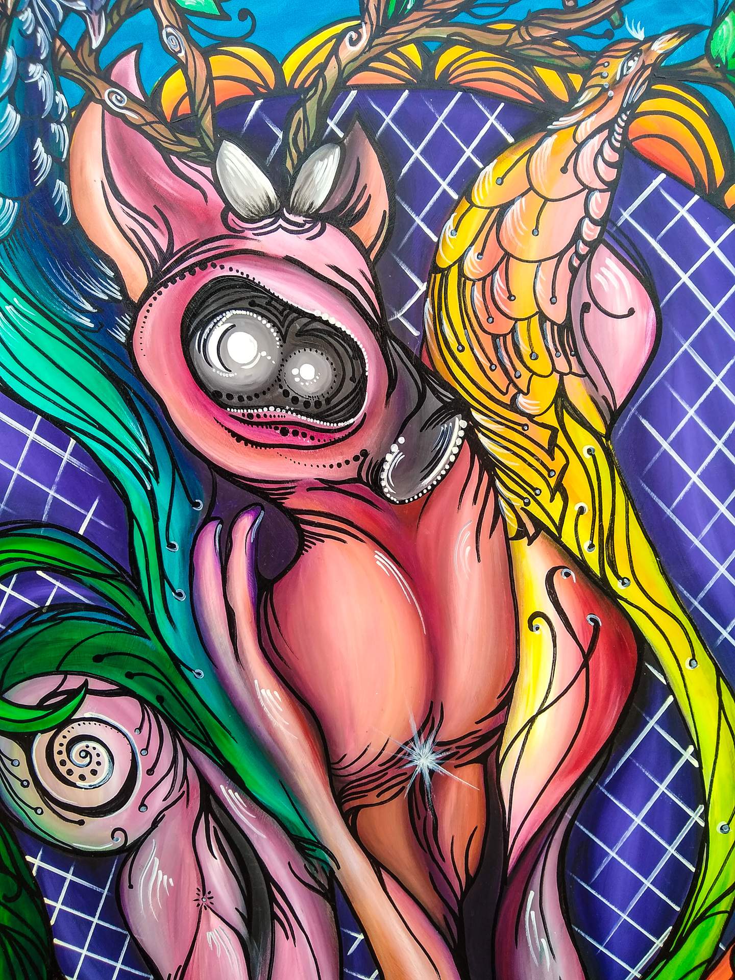Psychedelic painting