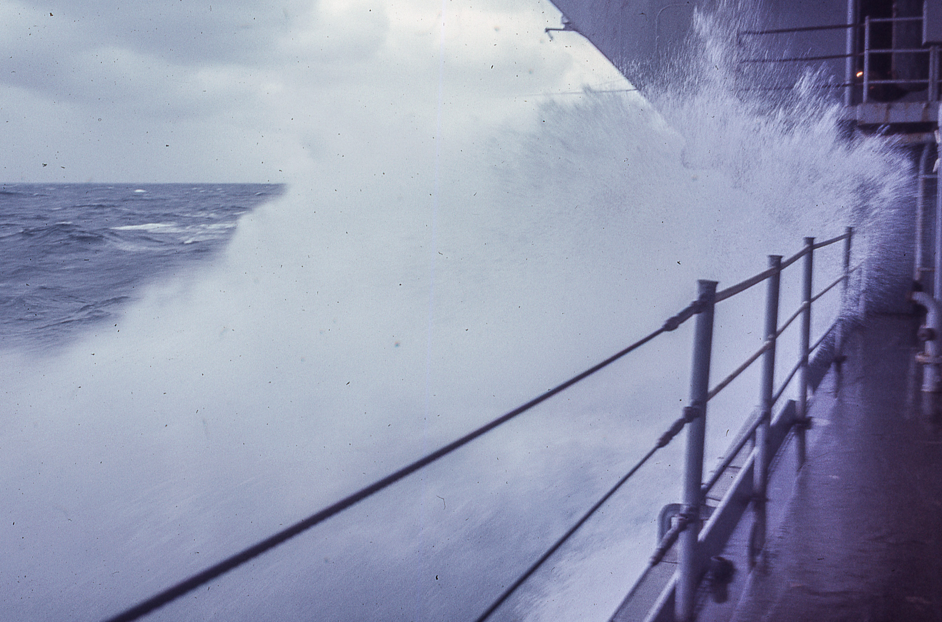 Heavy Seas aboard the USS Bon Homme Richard Heavy Seas