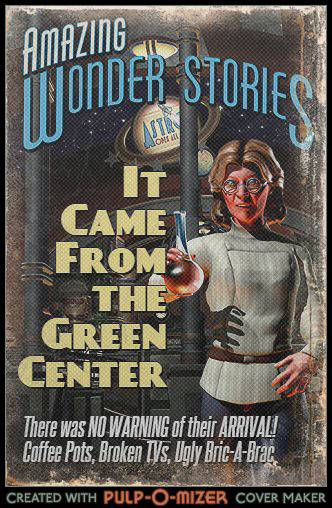 It Came From the Green Center PULP-O-MIZER book cover