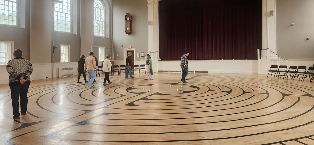 Labyrinth Labyrinth in Peterborough Town Hall