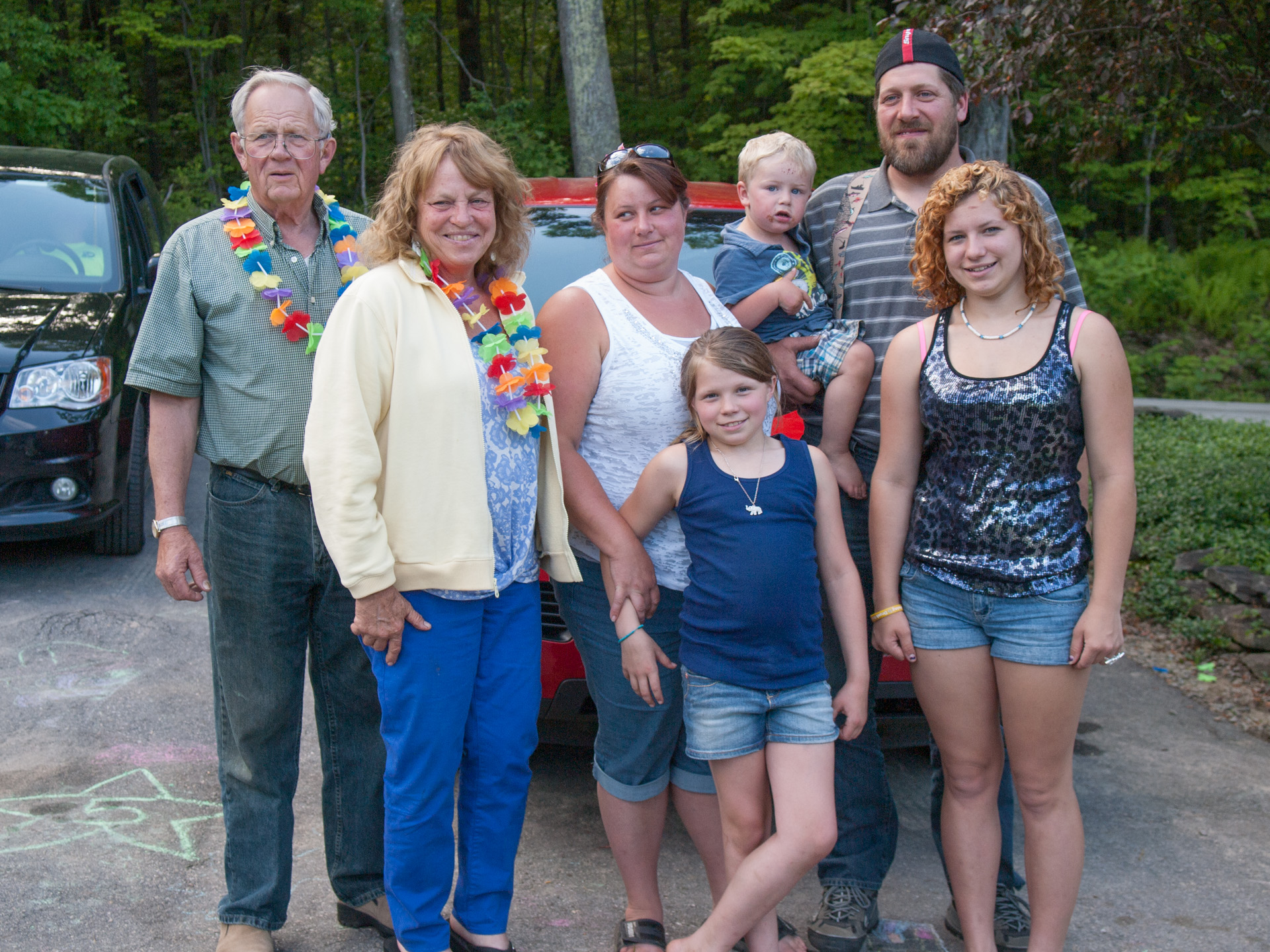 Bill & Faith Tobin with family at Lenny's 70th birthday