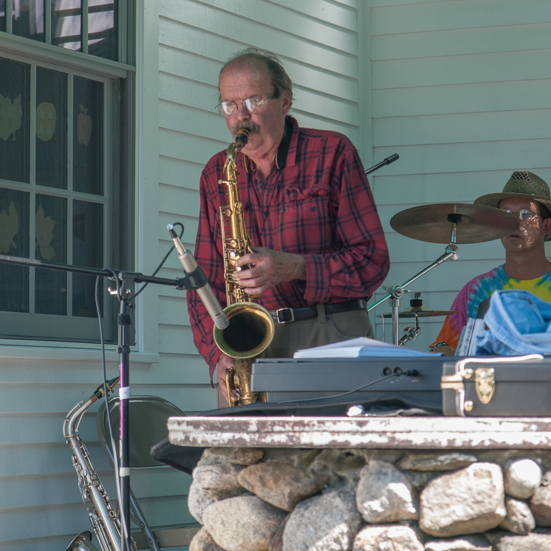 Dick Martin Playing Saxophone