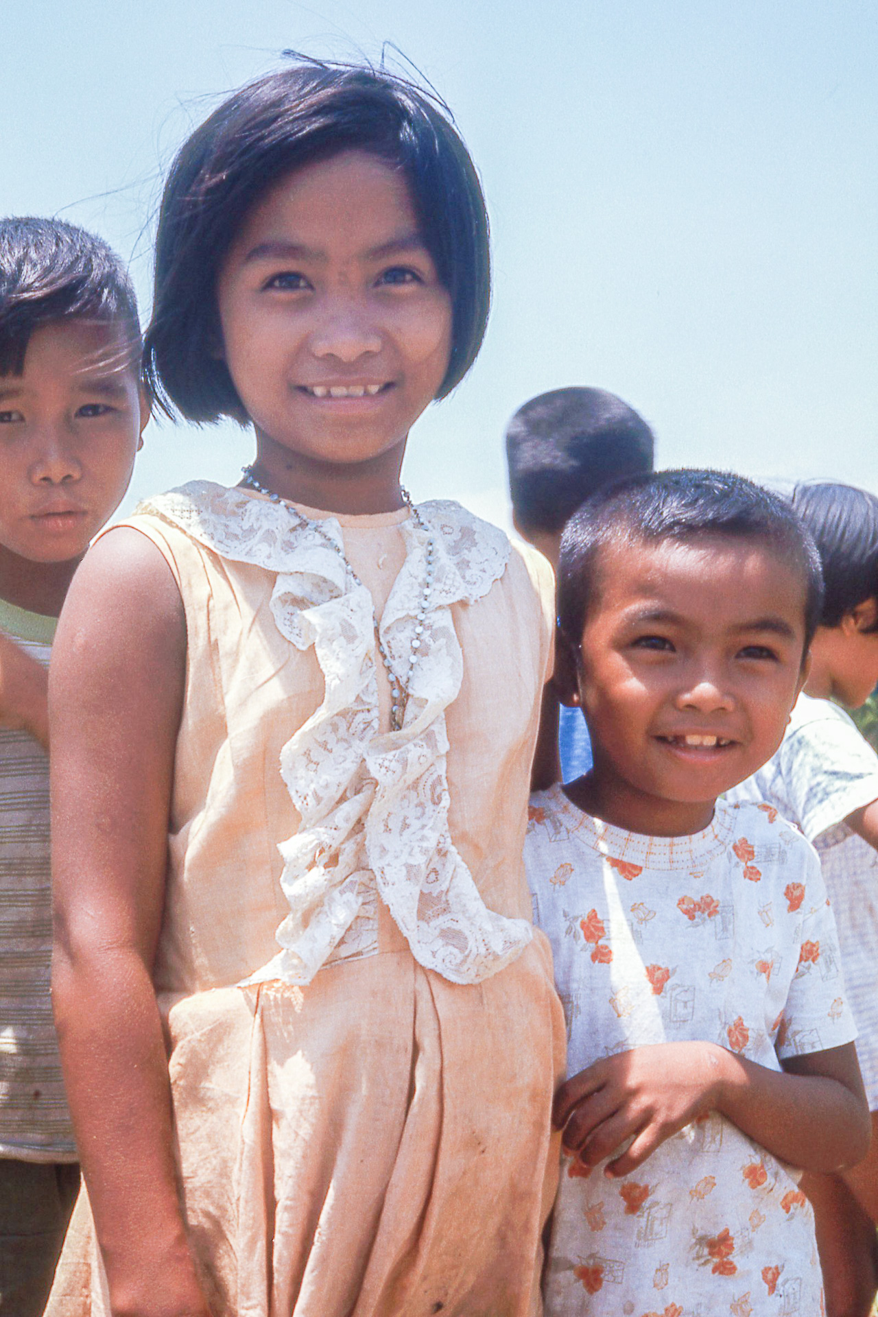 Filipino school children