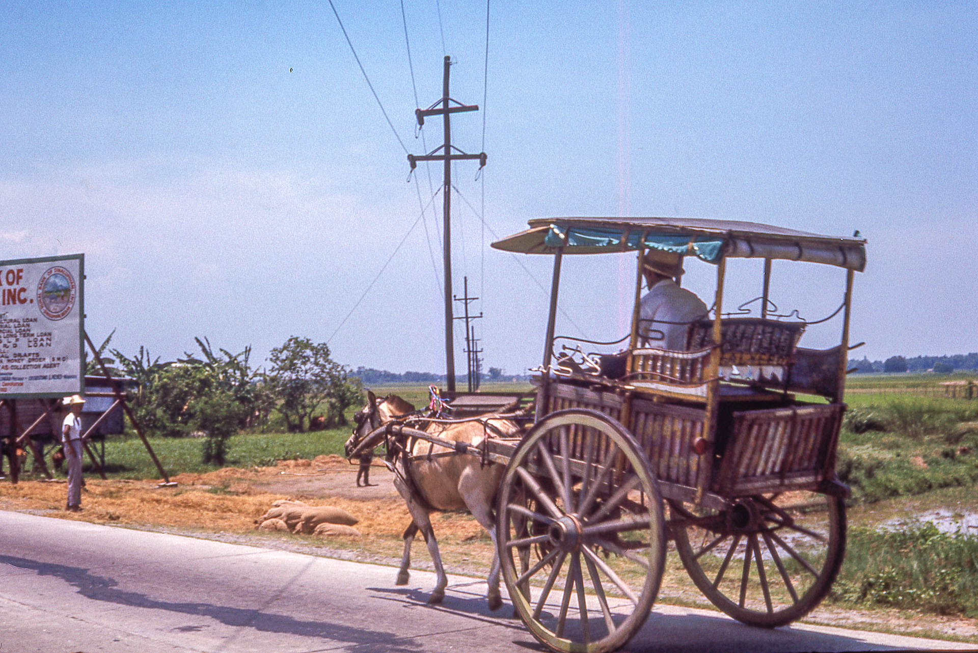 Horse drawn cart in the Philippines