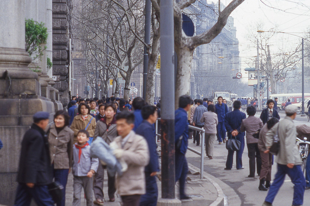 Shanghai Street View 1986