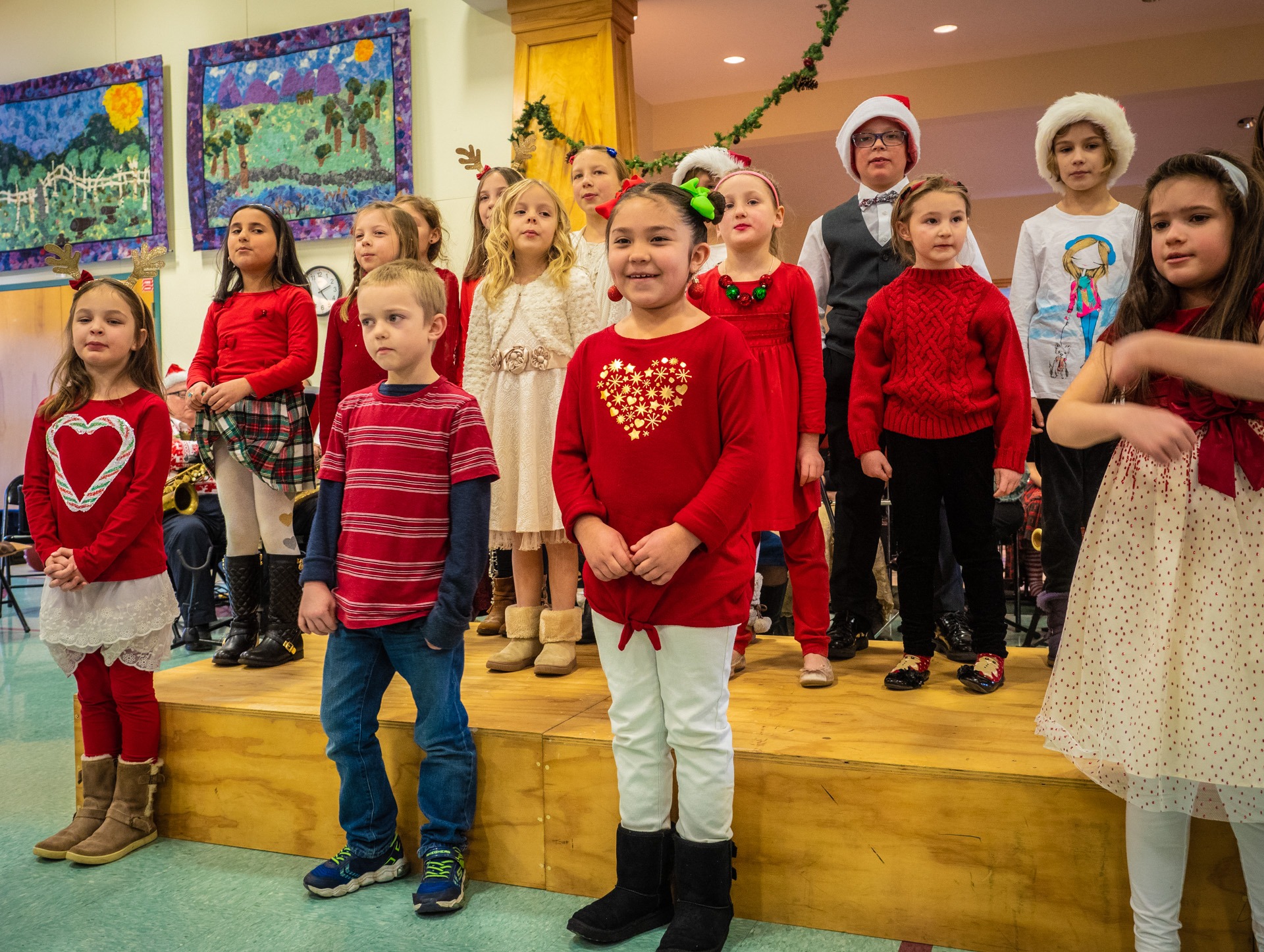 Temple elementary school students perform at the annual Temple Band Christmas Concert