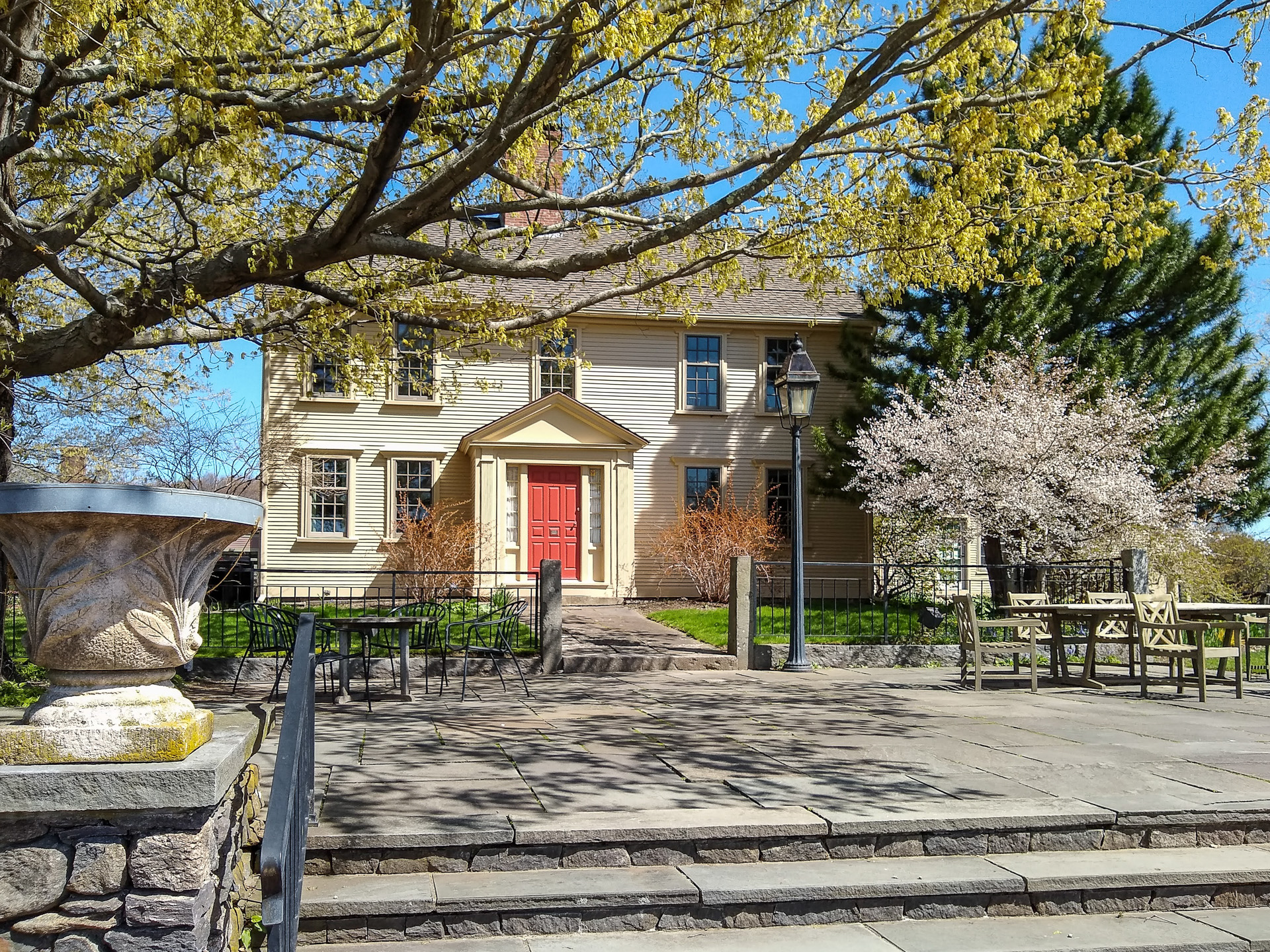 The "Farmhouse" at Tower Hill Botanic Garden