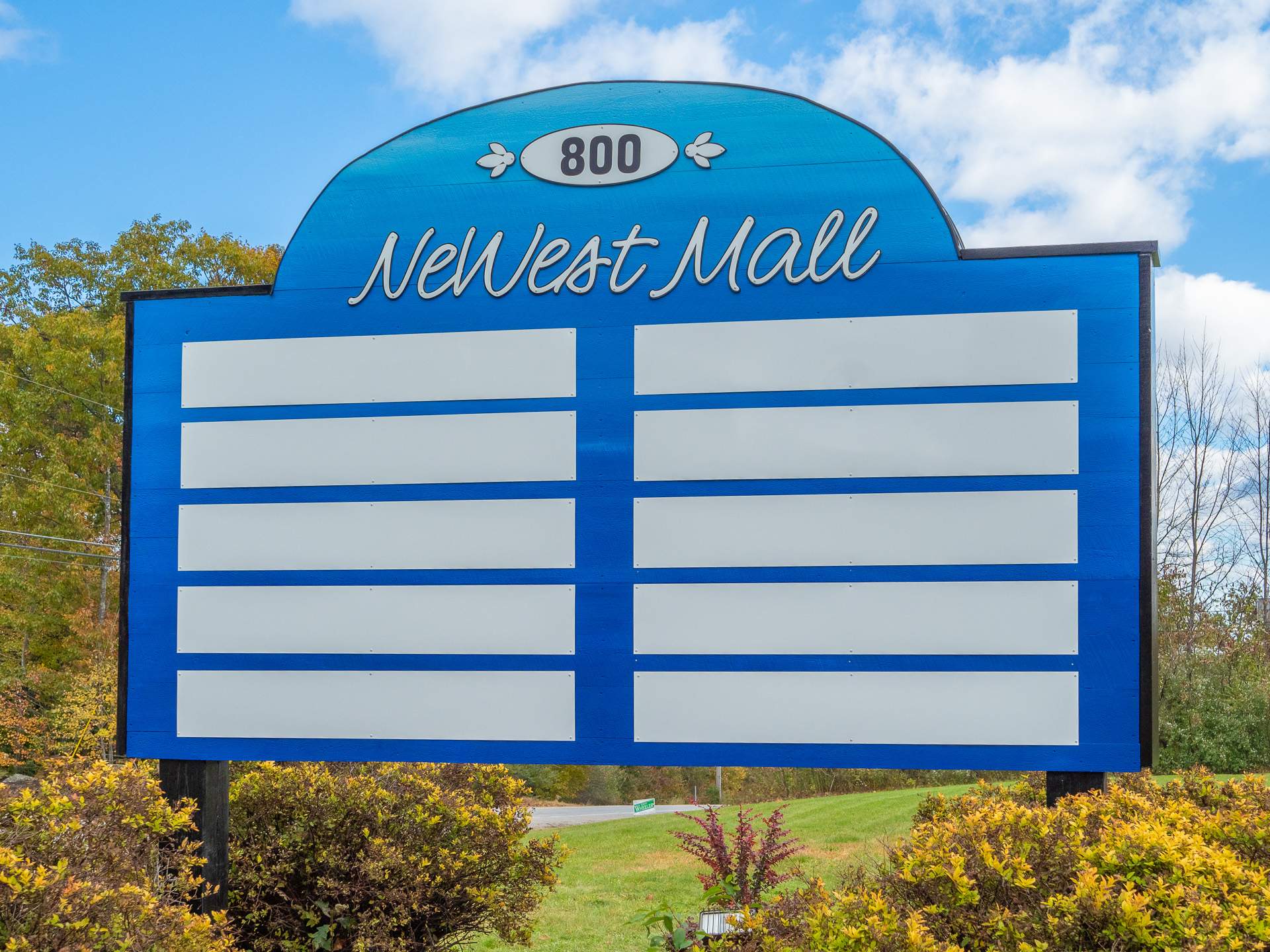 New NeWest Mall sign at 800 Turnpike Road, New Ipswich, NH New NeWest Mall sign at 800 Turnpike Road, New Ipswich, NH