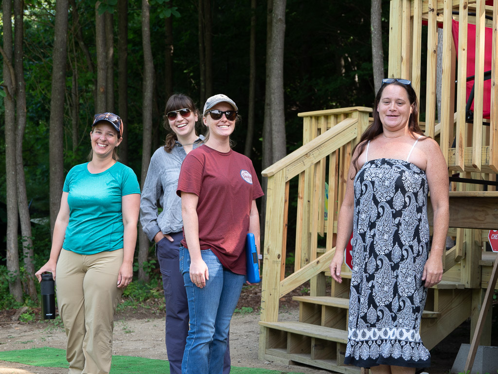 Members of the USDA meet with Lorraine Rodier owner of Smith's Blueberries, a family farm located in New Ipswich, NH