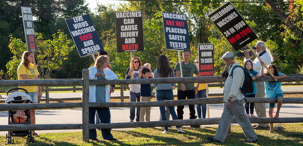Anti-Vaccination Protesters