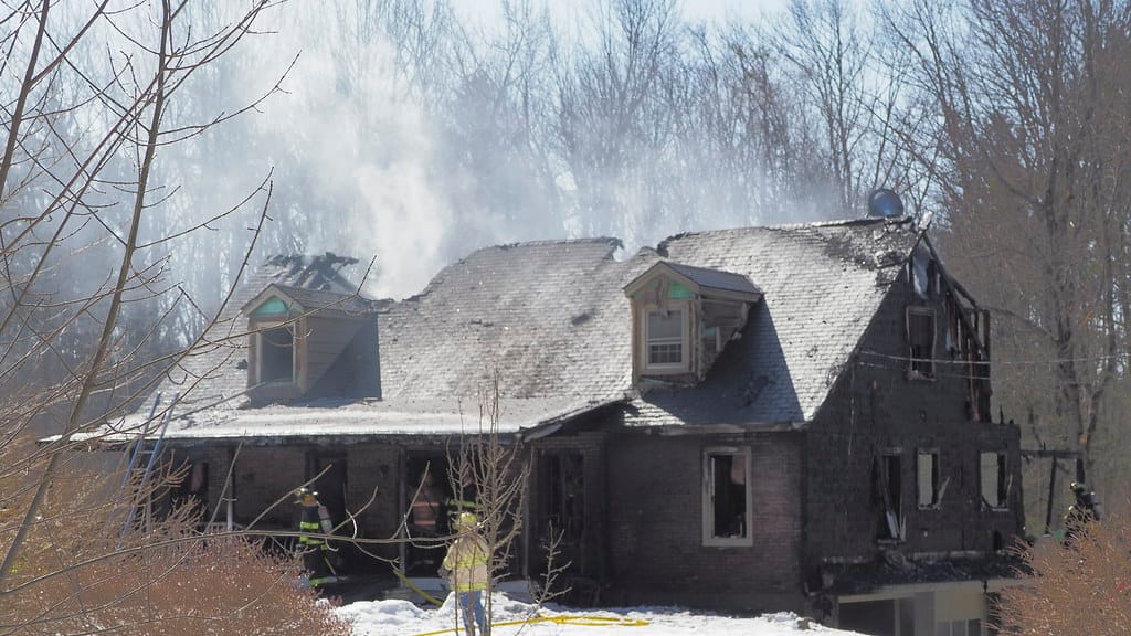 House Fire on Fox Farm Road