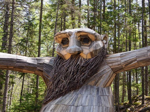 Birk is the troll that holds the roots